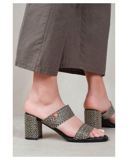 Where's That From Gray 'Slayed' Extra Wide Fit Statement Platform