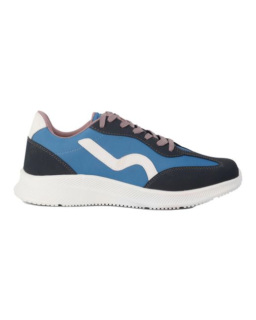 Regatta Blue Ladies Marine Retro Trainers (Coronet/Toadstool)