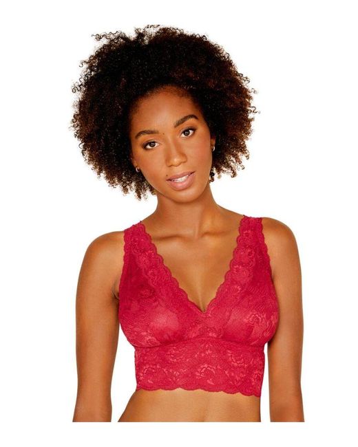 Cosabella Red Never Say Curvy Longline Bralette