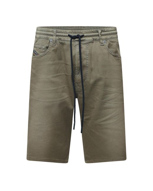 DIESEL Green Narrot Ne R Short Denim Shorts for men