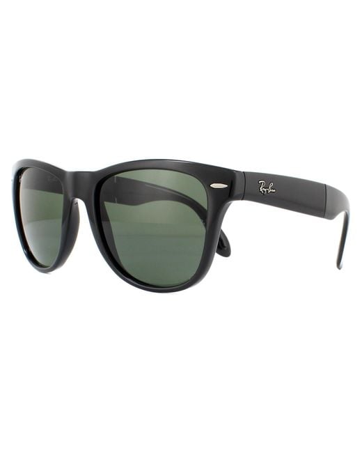 Ray-Ban Green Sunglasses Folding Wayfarer 4105 601 54Mm
