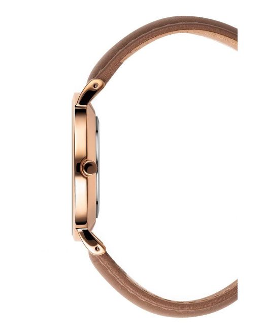 Orphelia Gray Fashion Iconic Watch Of711814 Leather