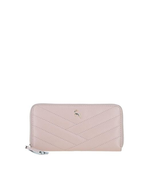 Ashwood Leather Pink 'Seraphina' Real Purse With Rfid-Protection