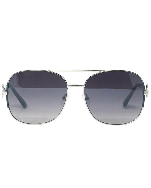 Guess Blue Gf6127 10C Sunglasses Metal