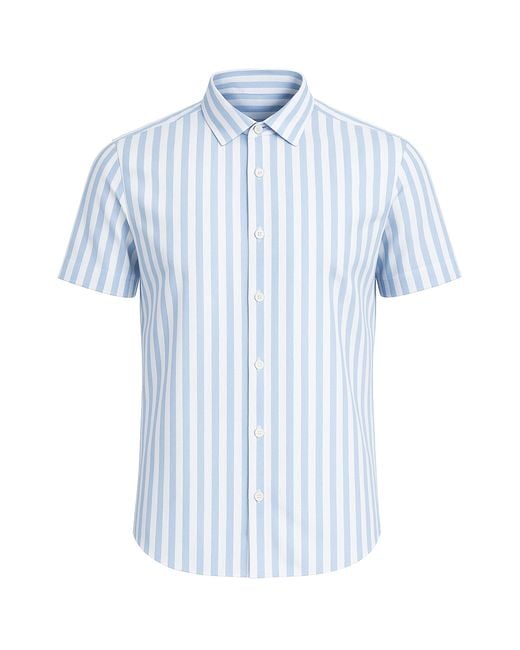 Ted Baker Blue Arschot Stripe Shirt for men