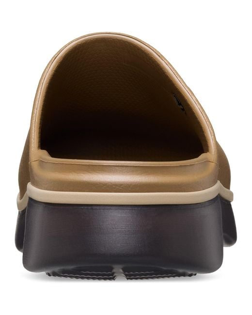 CROCSTM Brown Dylan Notched Eva Sepia/Multi Clogs