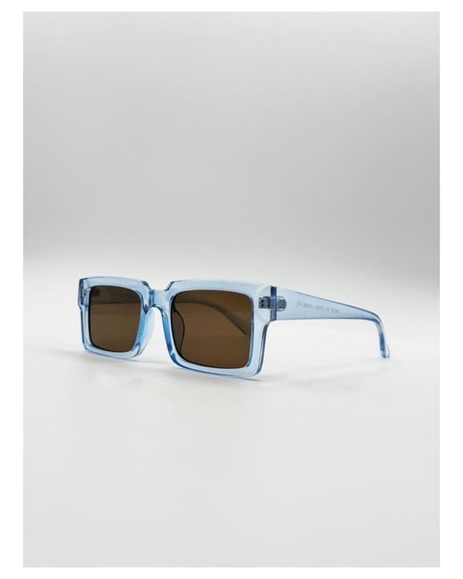 SVNX Gray Square Frame Sunglasses