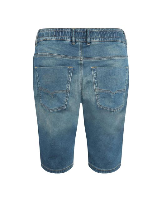 DIESEL Blue D Krooshort Z Denim Shorts for men
