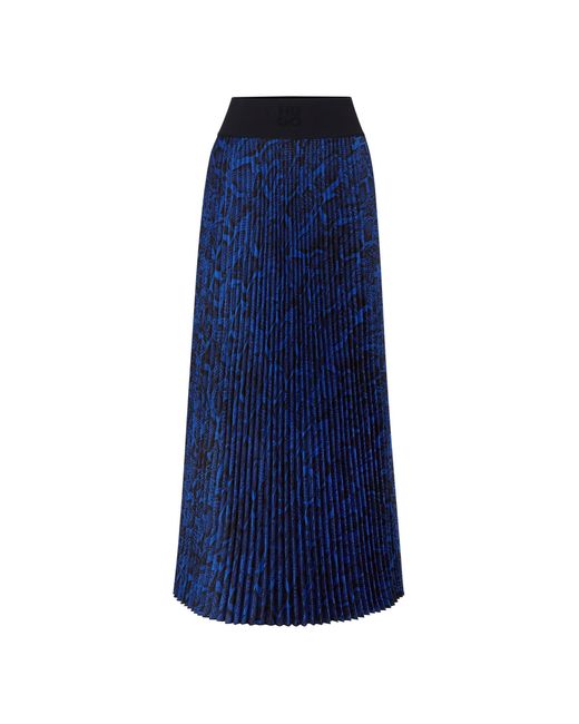 HUGO Damesrok Regiani-1 Jersey In Blauw in het Blue