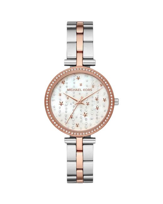 Michael Kors Metallic Ladies Watch Quartz Stainless Steel