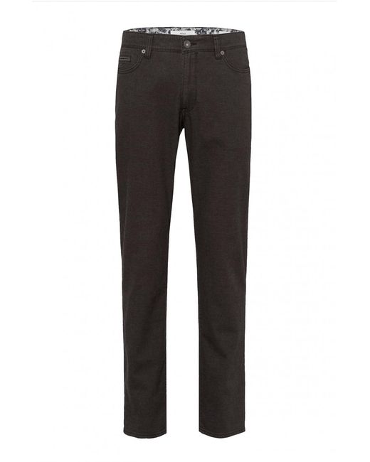 Brax Gray Cadiz Two Tone Cotton Jean for men
