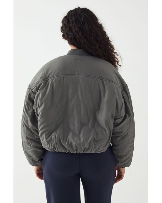 DSGN Studio Gray Reversible Padded Bomber Jacket