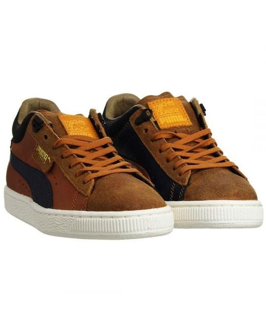 PUMA Brown Stepper Classic Mmq Trainers for men