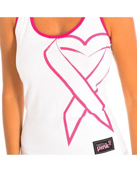 Zumba White Round Neck Sleeveless T-Shirt A0P00124