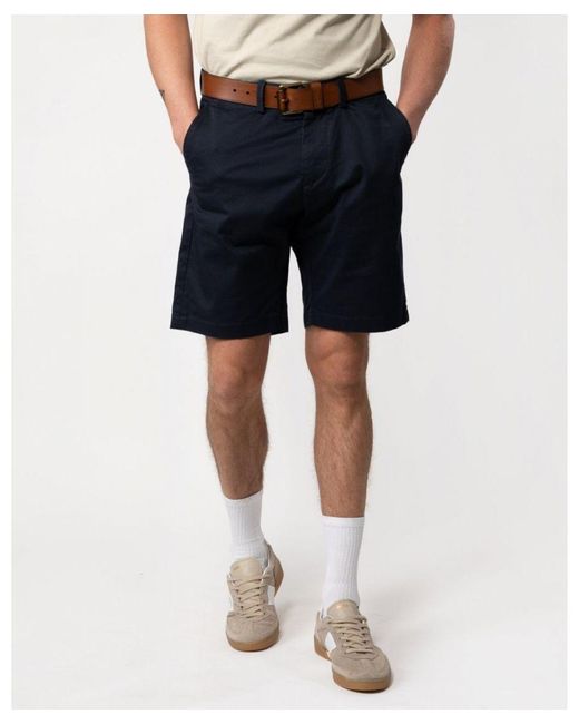 Gant Blue Slim Twill Shorts for men