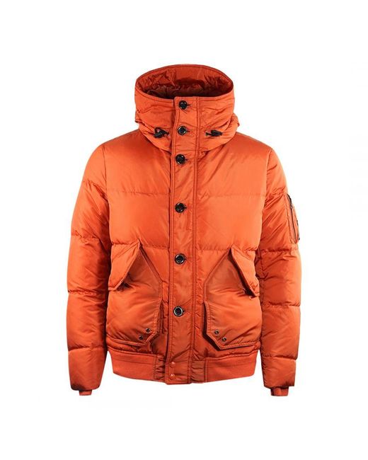 Belstaff Orange Radar Amber Down Jacket for men