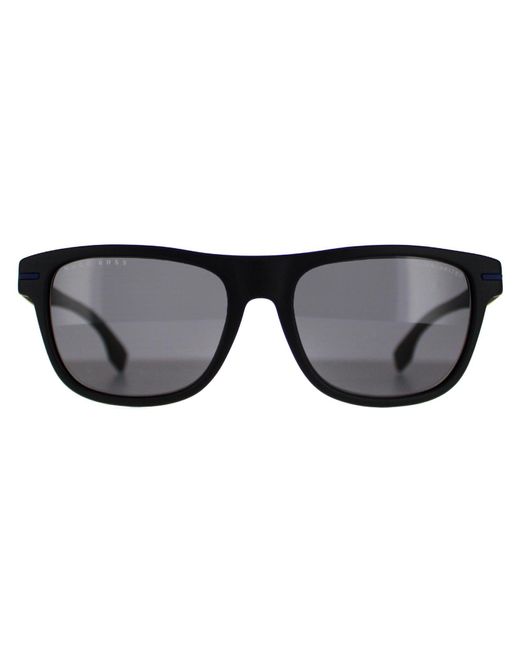 Boss Black Rectangle Matte Polarized 1322/S for men