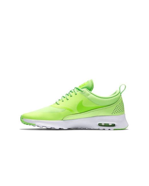 Nike Green Air Max Thea Lace Up Synthetic Trainers 599409 306