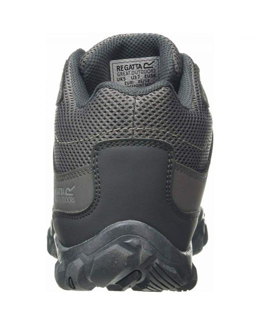 Regatta Black Ladies Edgepoint Waterproof Walking Boots