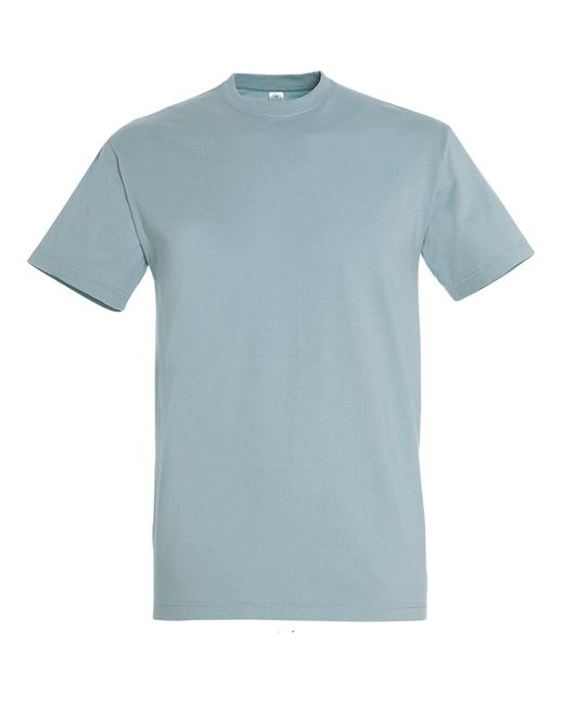 Sol's Blue Imperial Heavyweight Short Sleeve T-Shirt (Ice) for men