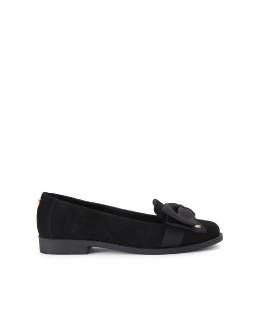 KG by Kurt Geiger Black Suedette Muse Loafers