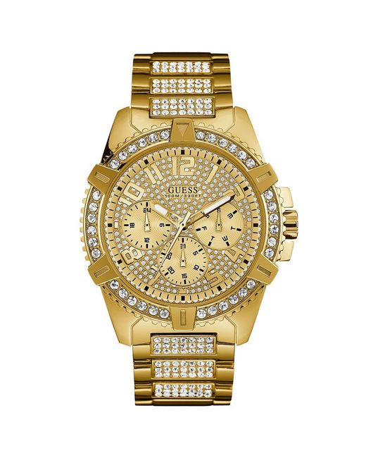 Guess Metallic W0799G2 Frontier Watch Stainless Steel for men