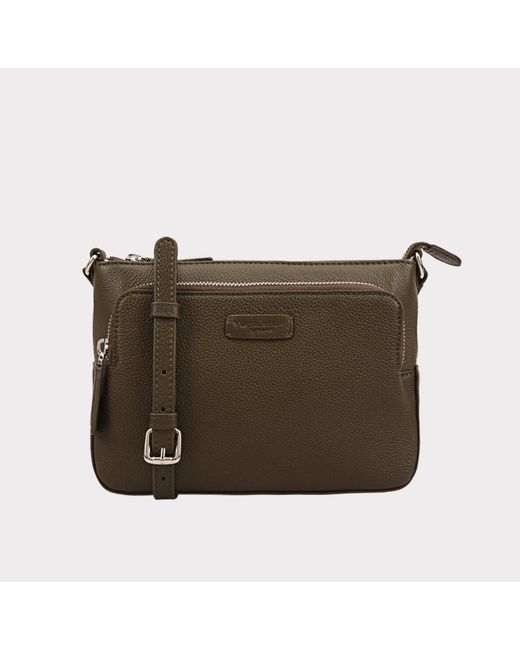 Lloyd Baker Brown Deval Leather Cross Body Bag