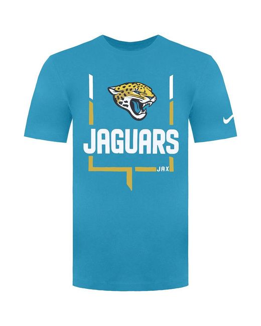 Nike Blue Nfl Jacksonville Jaguars Legend Goal Post T-Shirt for men