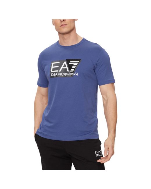 EA7 Blue Armani 3Dpt81 T Shirt for men