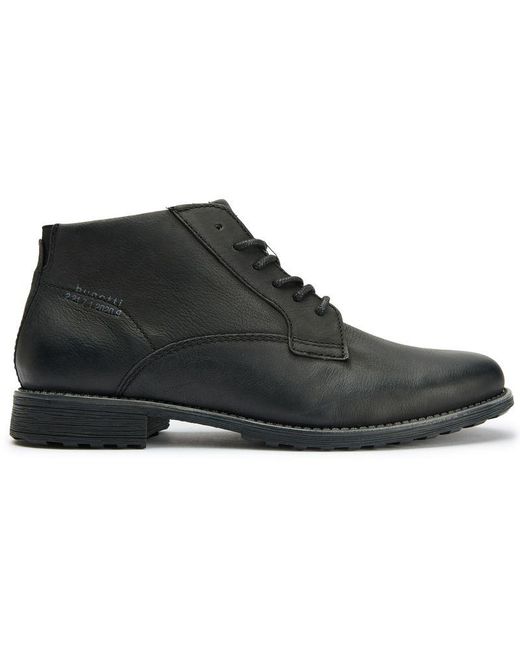 Bugatti Black Ankle Boots for men