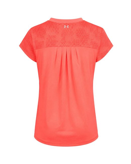 Under Armour Red Threadborne Print T-Shirt