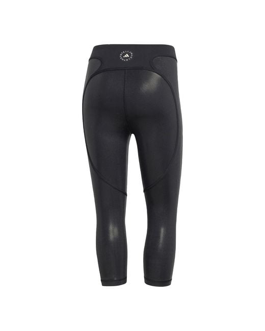Adidas By Stella McCartney Black Training Micro Dot Capri Leggings