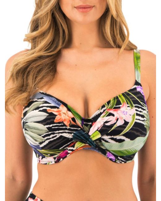 Fantasie Black Maldives Full Cup Bikini Top