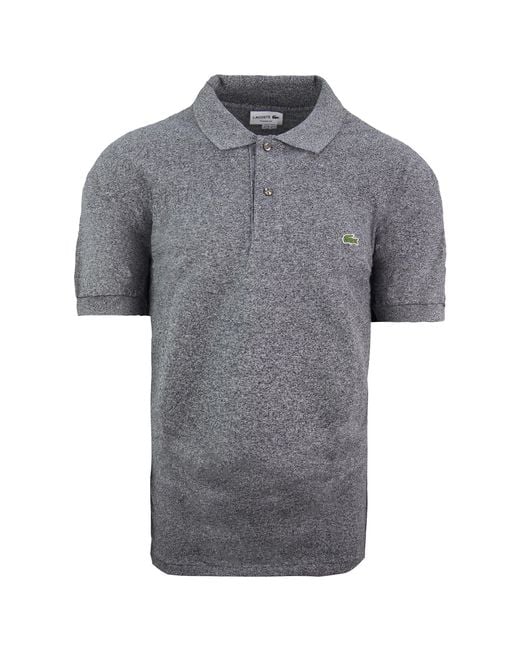 Lacoste Gray Classic Polo Shirt Cotton for men