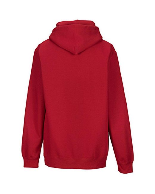 Russell Red Colour Hooded Sweatshirt Hoodie (Classic) for men