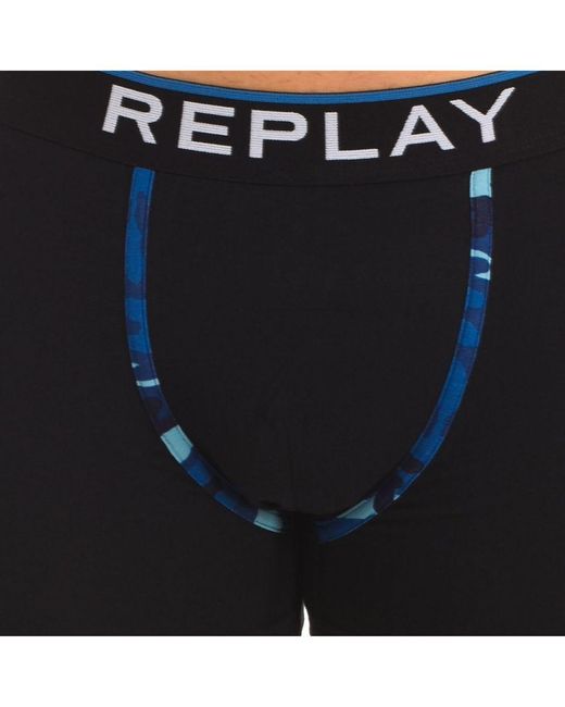 Replay Blue Pack-2 Boxers I101196 for men