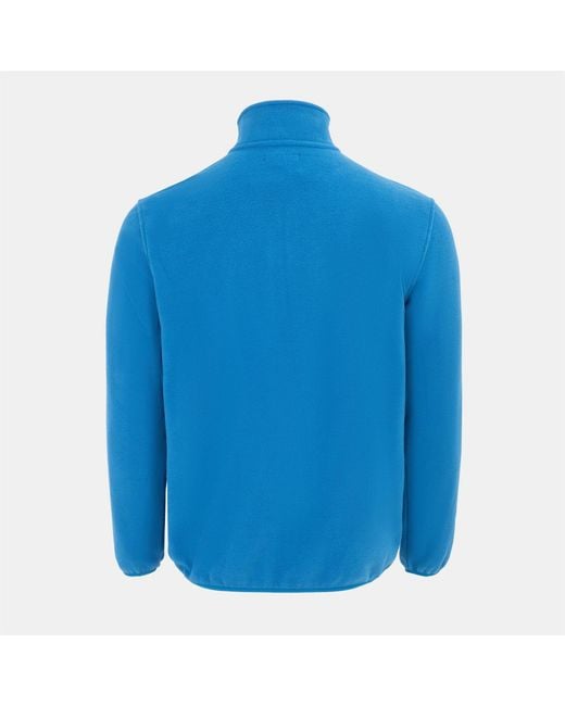 Donnay Blue Quarter Zip Fleece Jacket for men