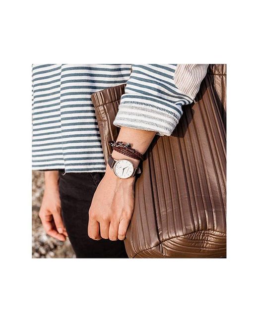 Victoria Hyde London White Luxury Watch With Second Hand Design