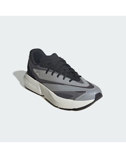 Adidas Gray Lightblaze Shoes for men