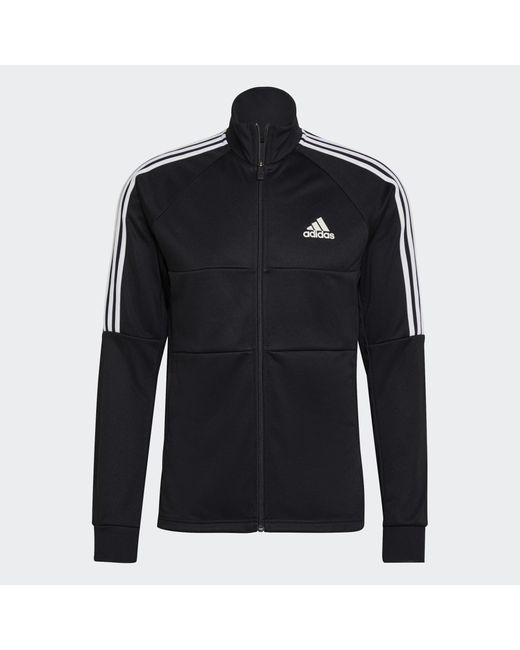 Adidas Black Aeroready Sereno Track Jacket for men