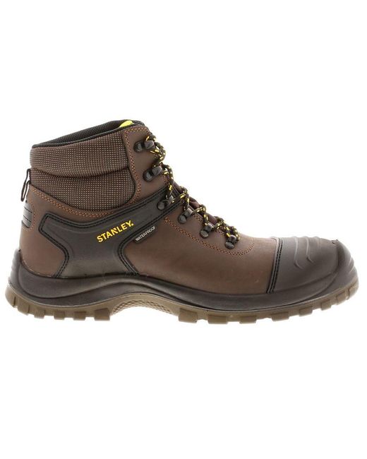 Stanley Brown Safety Boots Rchmond Leather Lace Up for men