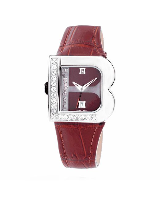 Laura Biagiotti Red Ladies Watch Quartz Steel