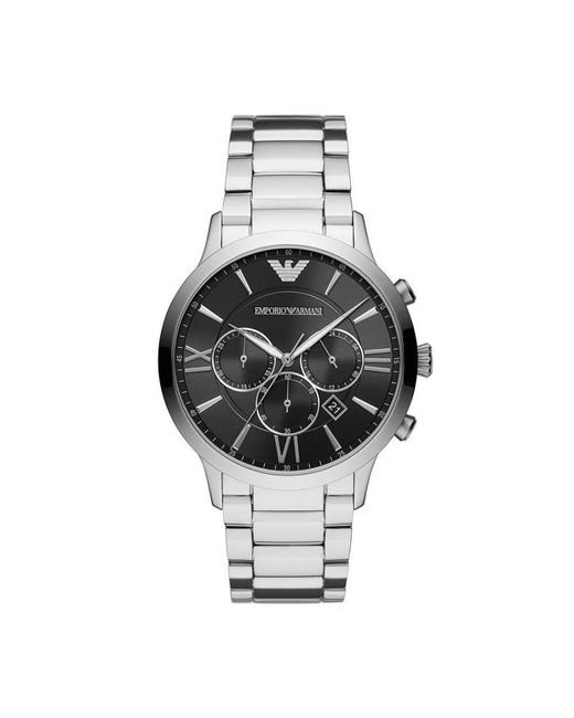 Emporio Armani Metallic Chronograph Watch Ar11208 for men