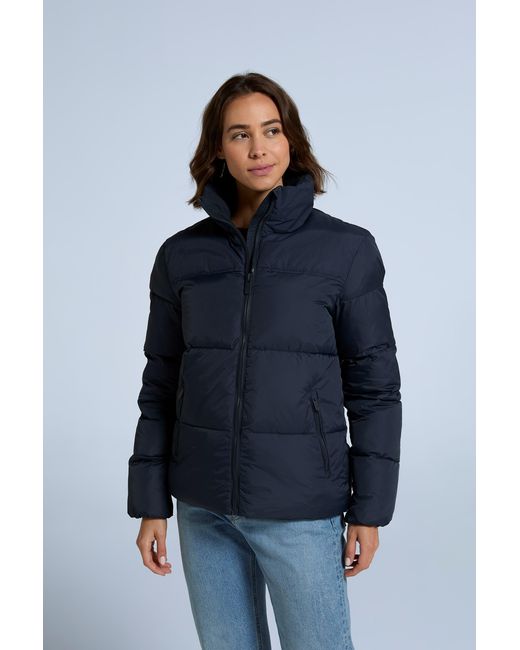 Mountain Warehouse Blue 'Voltage' Padded Jacket With Zipped Pockets Water Resistant Coat Polyamide