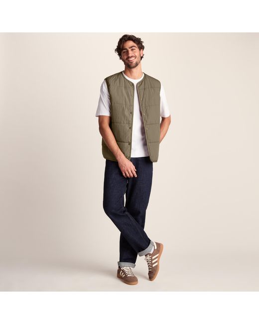 TOG24 Blue Sutterby Shower Resistant Insulated Gilet for men