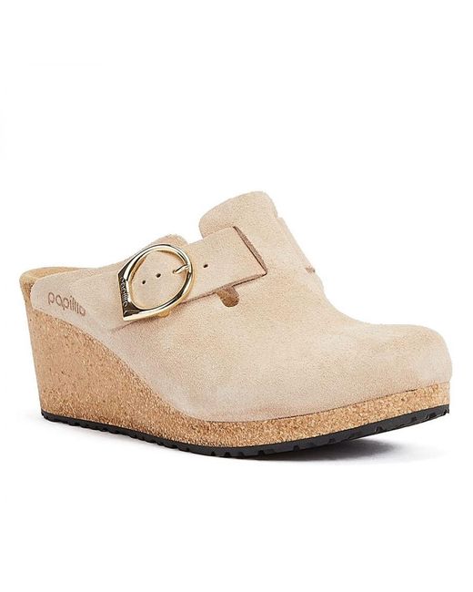 White suede cheap wedges