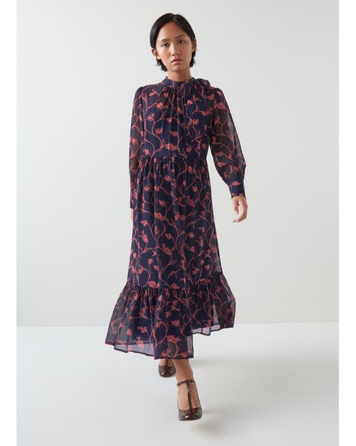 L.K.Bennett Purple Selina Petite Dresses