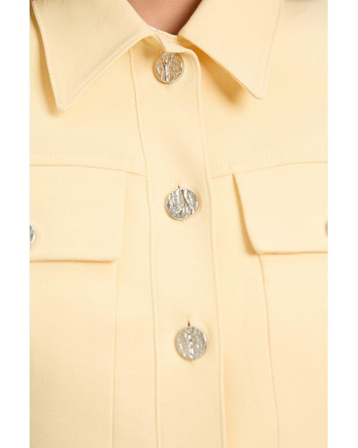 Karen Millen Blue Tailored Button Detail Jacket