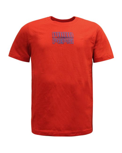 PUMA Red Pepsi X Tee Top T-Shirt 579265 01 A77C for men