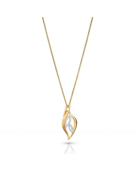Orphelia Metallic 'Charlotte' 925 Sterling Chain With Pendant